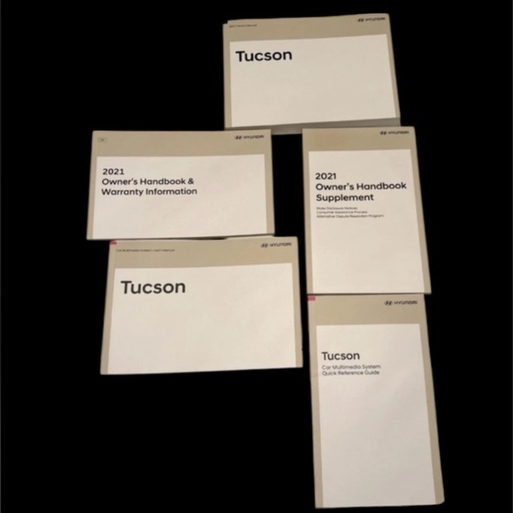 Hyundai Tucson 2021 Owner's Handbook Set